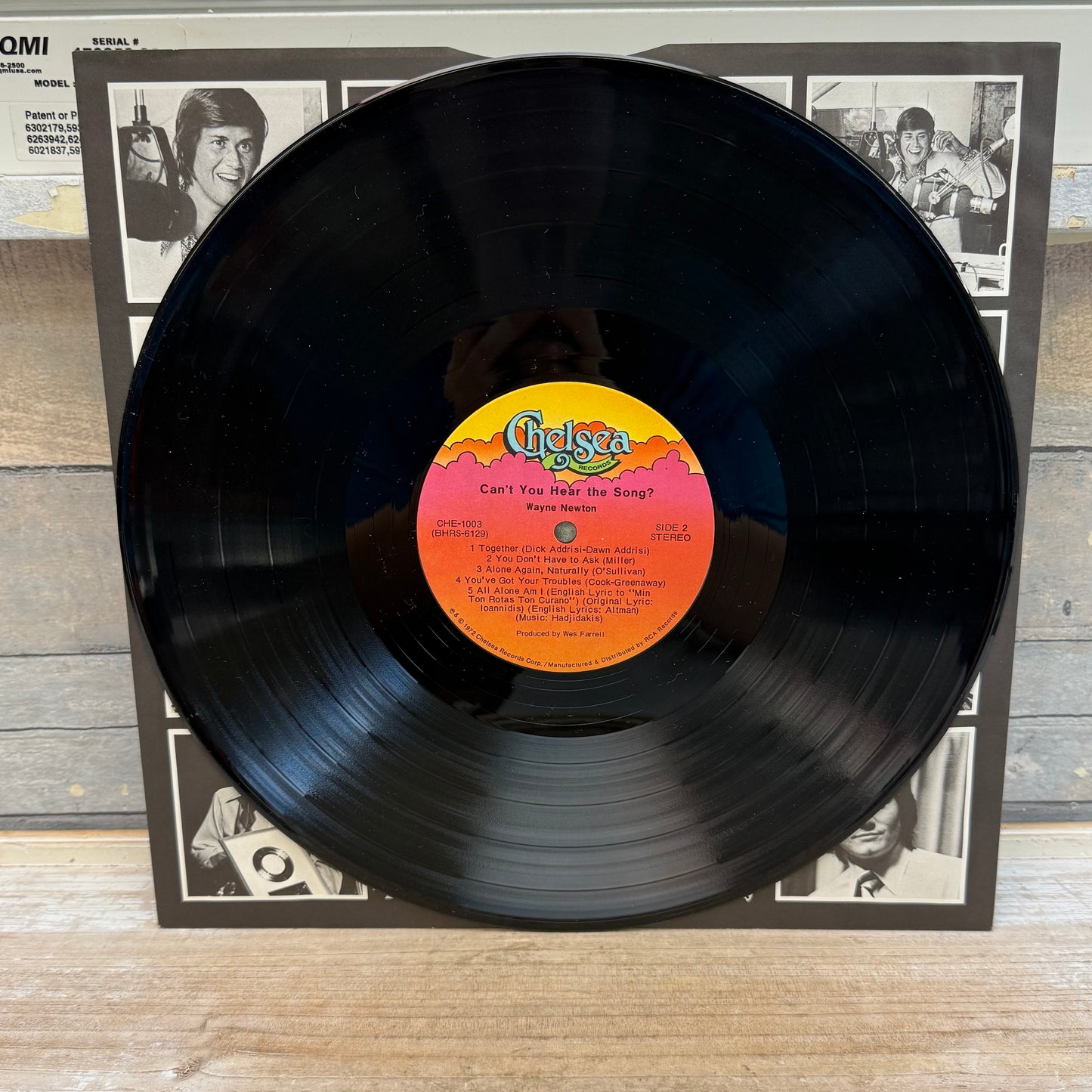 Wayne Newton Can’t You Hear the Song Vinyl Record, 1972