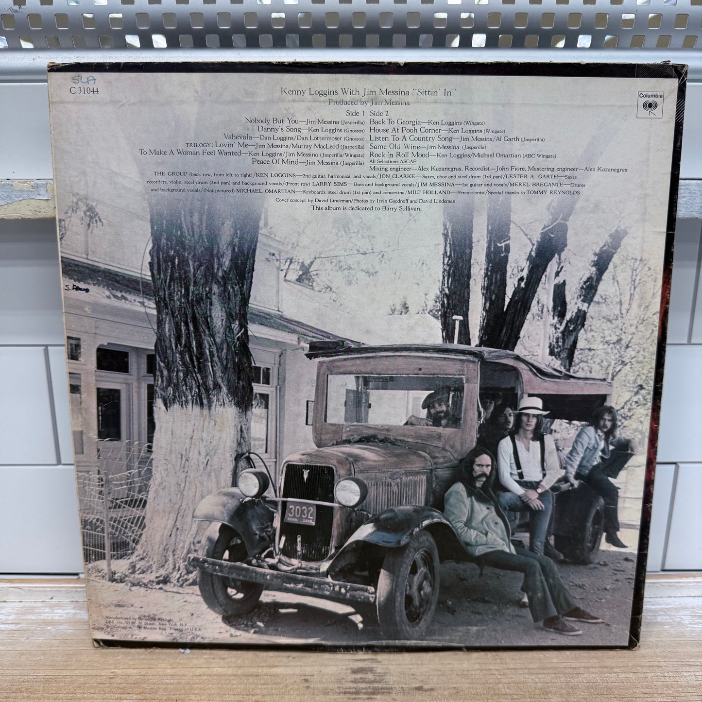 Kenny Loggins with Jim Messina Sittin’ In Vinyl LP 1971 #C31044