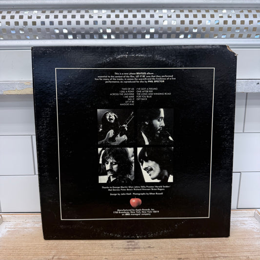 The Beatles Let It Be Vinyl Record 1970 Apple #AR34001