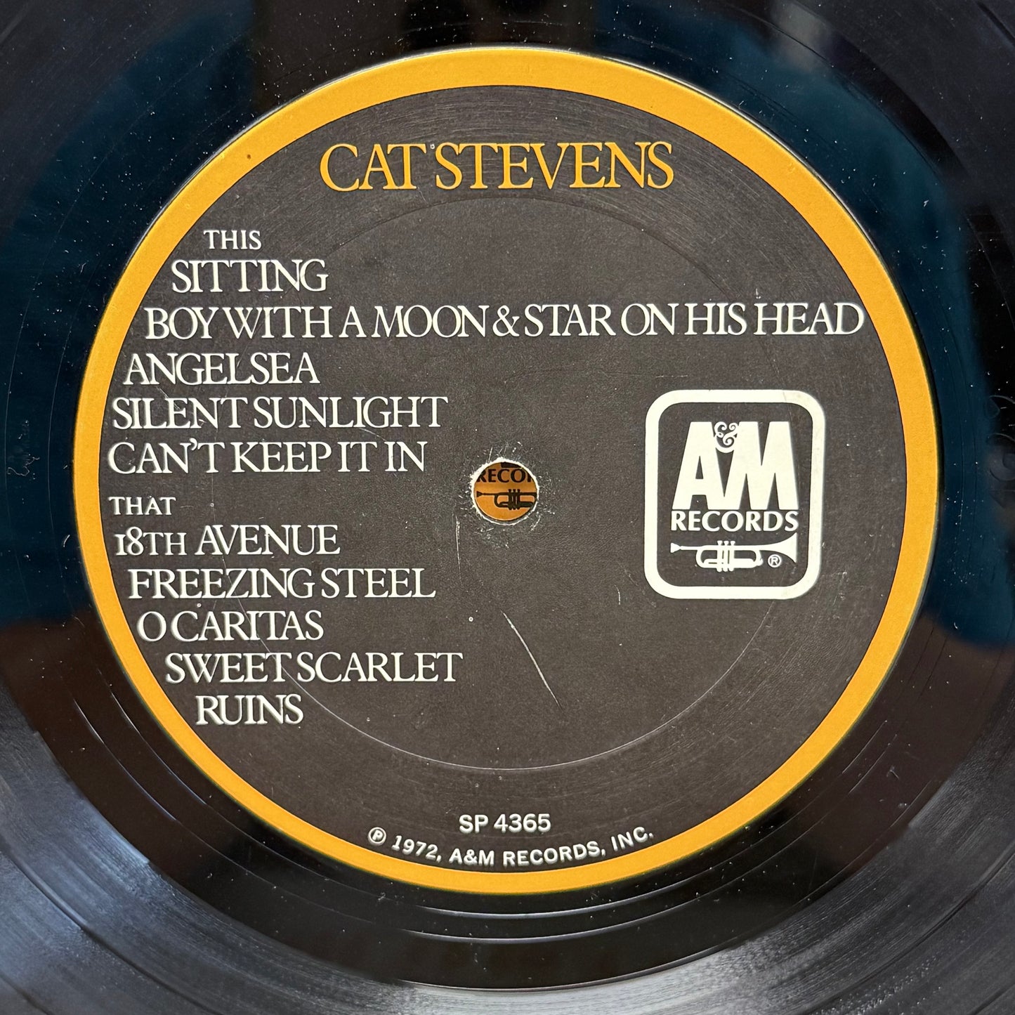 Cat Stevens Catch Bull at Four Vinyl Record LP 1972 #SP-4365