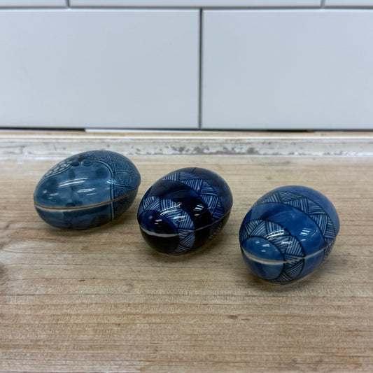 Chinoiserie Trinket Box Lot of 4