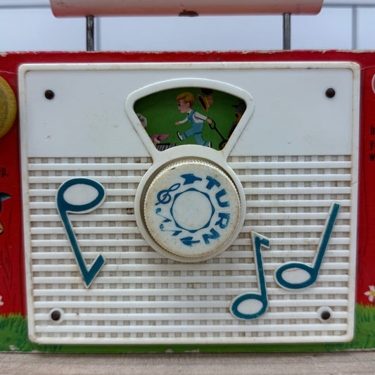 Fisher Price TV-Radio Music Box Toy, 1966