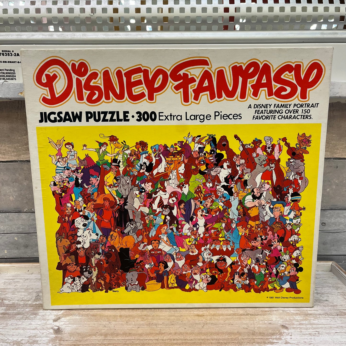 Vintage Disney Fantasy 300 Piece Jigsaw Puzzle, 1981