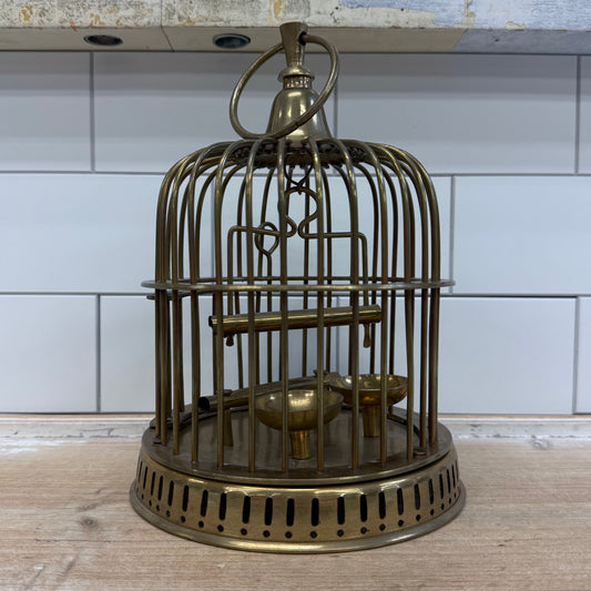 Brass Incense Burner Bird Cage Censer Hollywood Regency Decor
