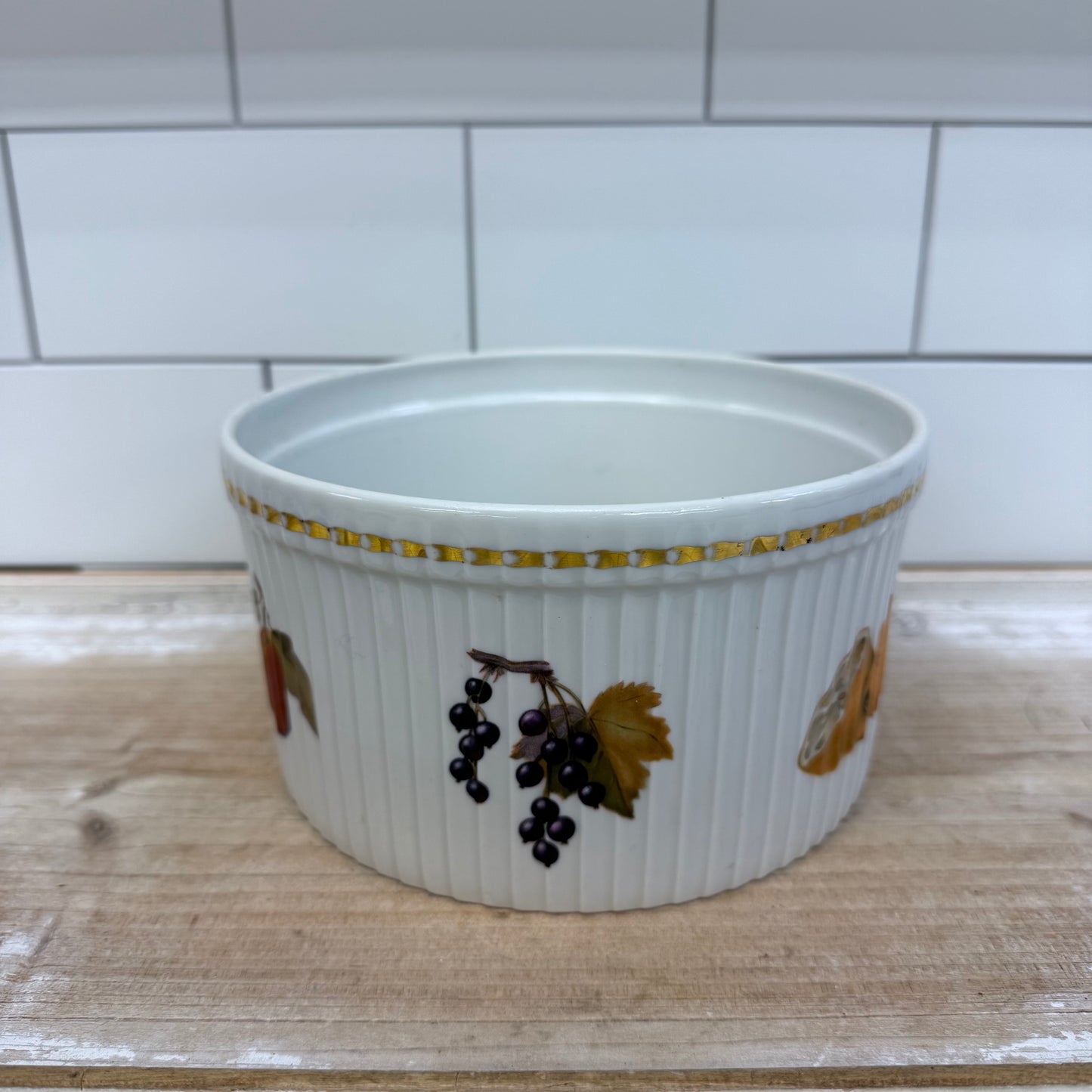 Royal Worcester Evesham Gold Baking Dish
