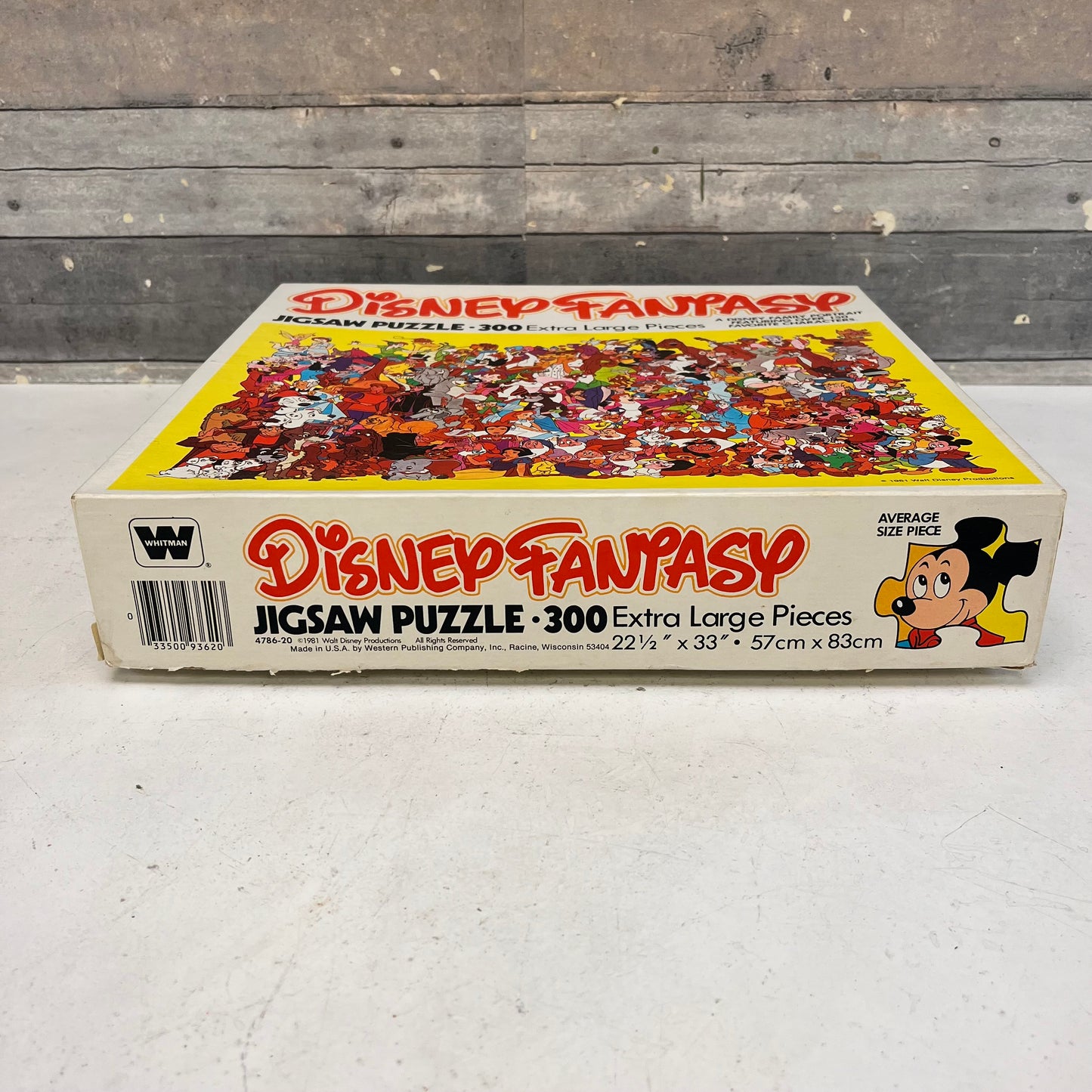 Vintage Disney Fantasy 300 Piece Jigsaw Puzzle, 1981