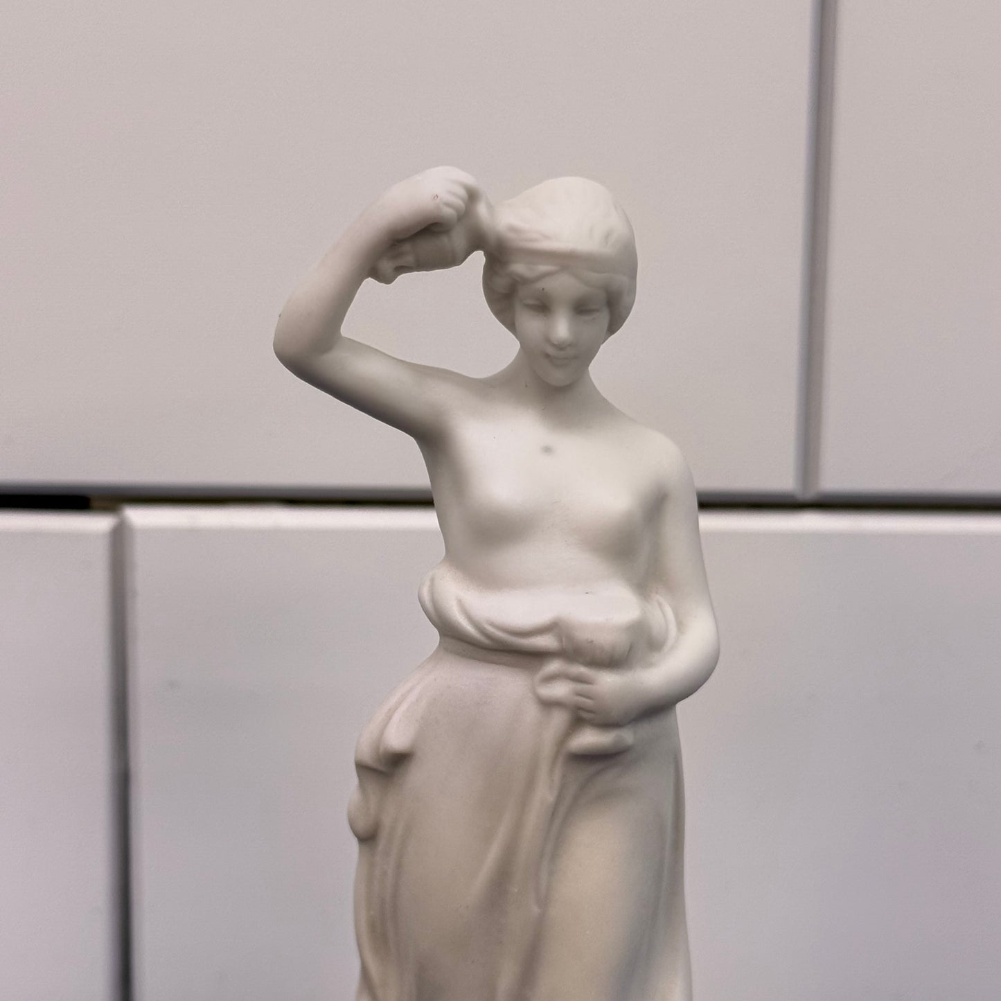 Bisque Porcelain Female Figurine