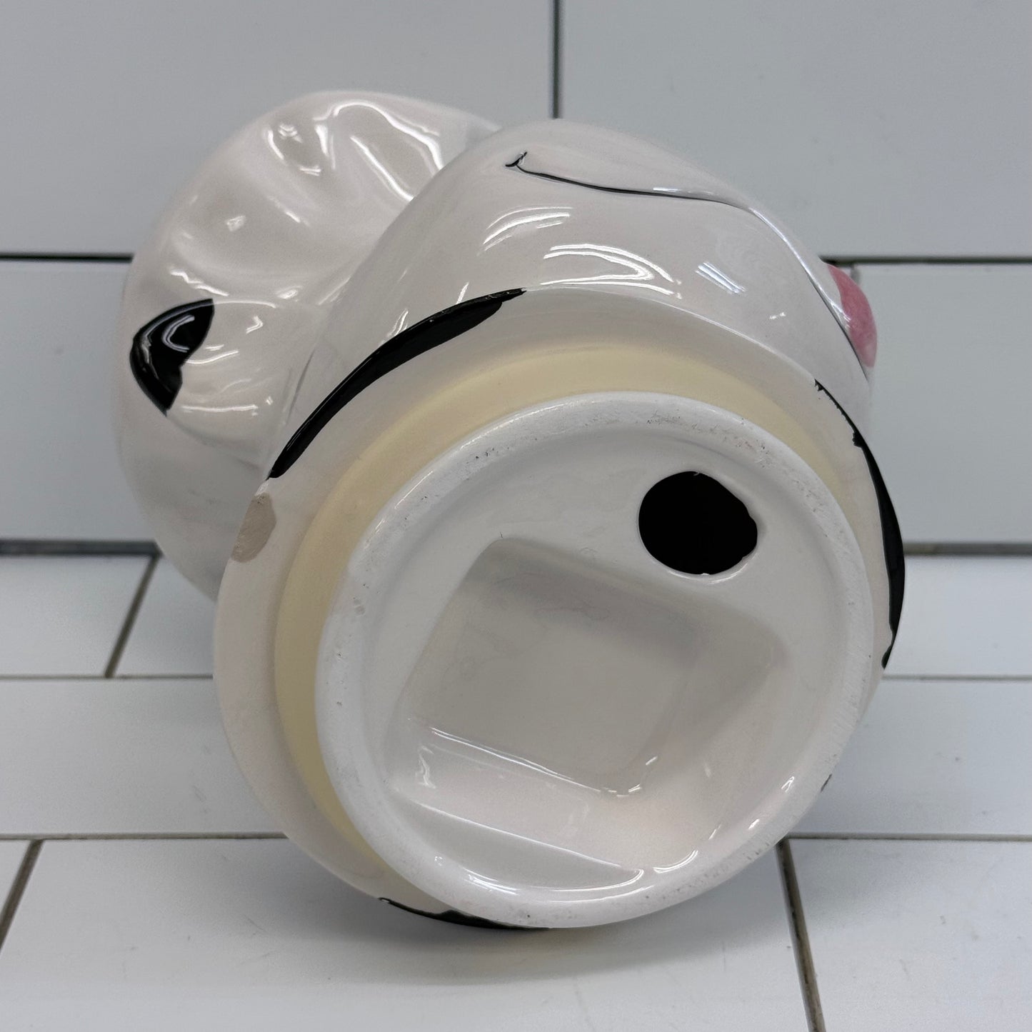 Lucky Yuppy Puppy Belles the Cow Ceramic Cookie Jar 1999