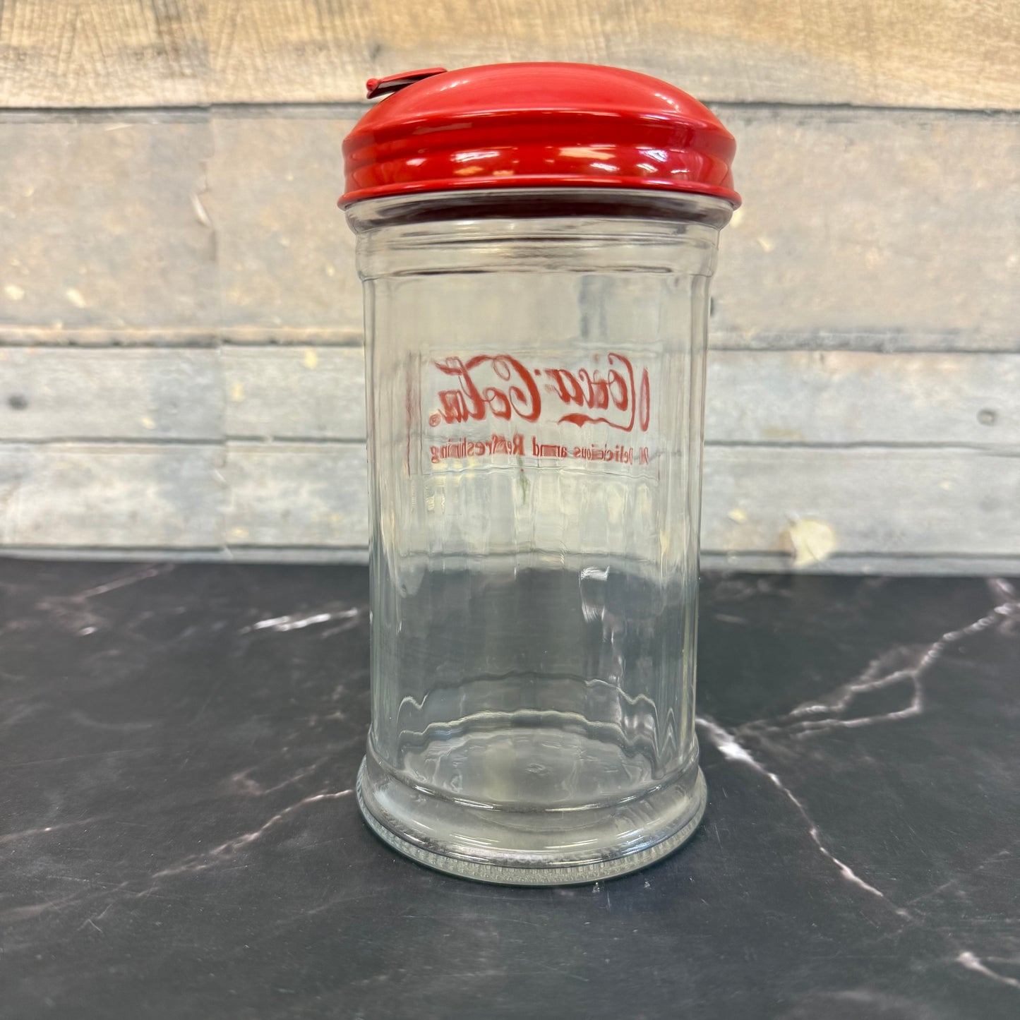 Coca Cola Glass Sugar Shaker Jar, 1992