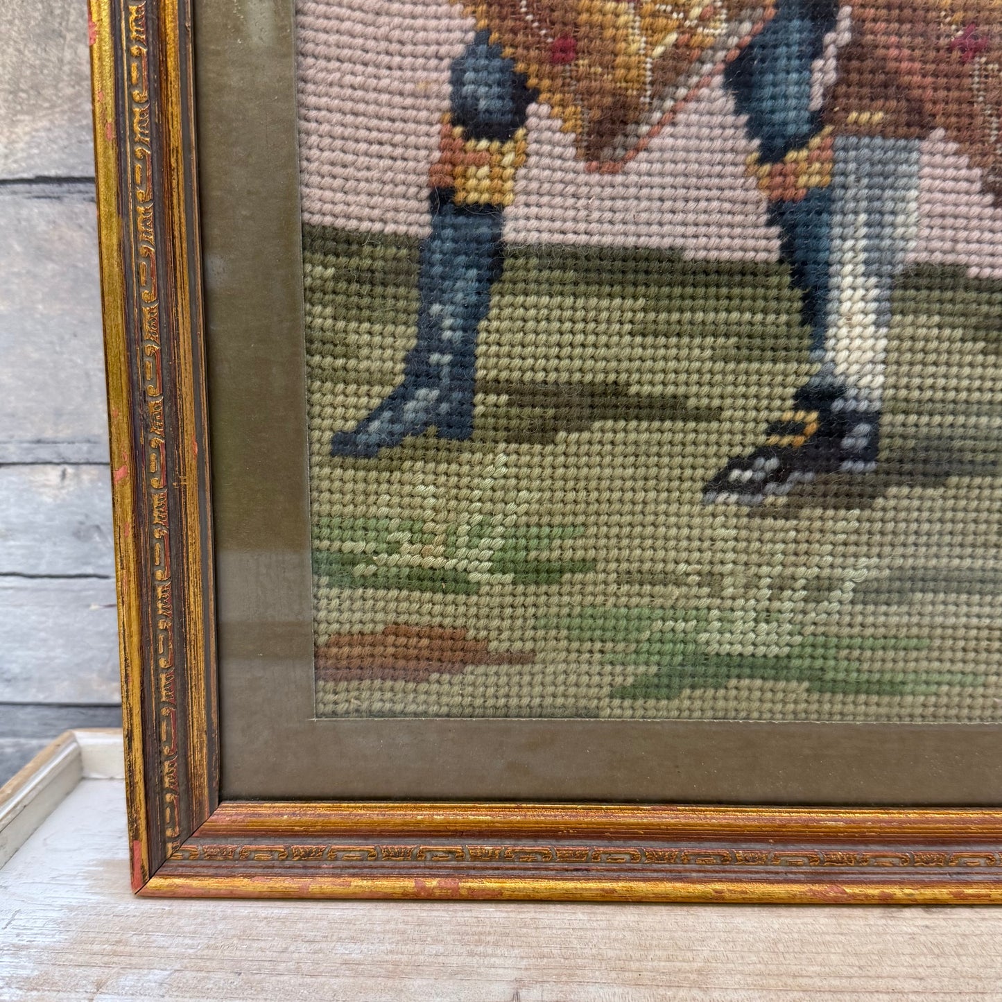 The Spirit of ‘76 Framed Crewel Embroidery Art