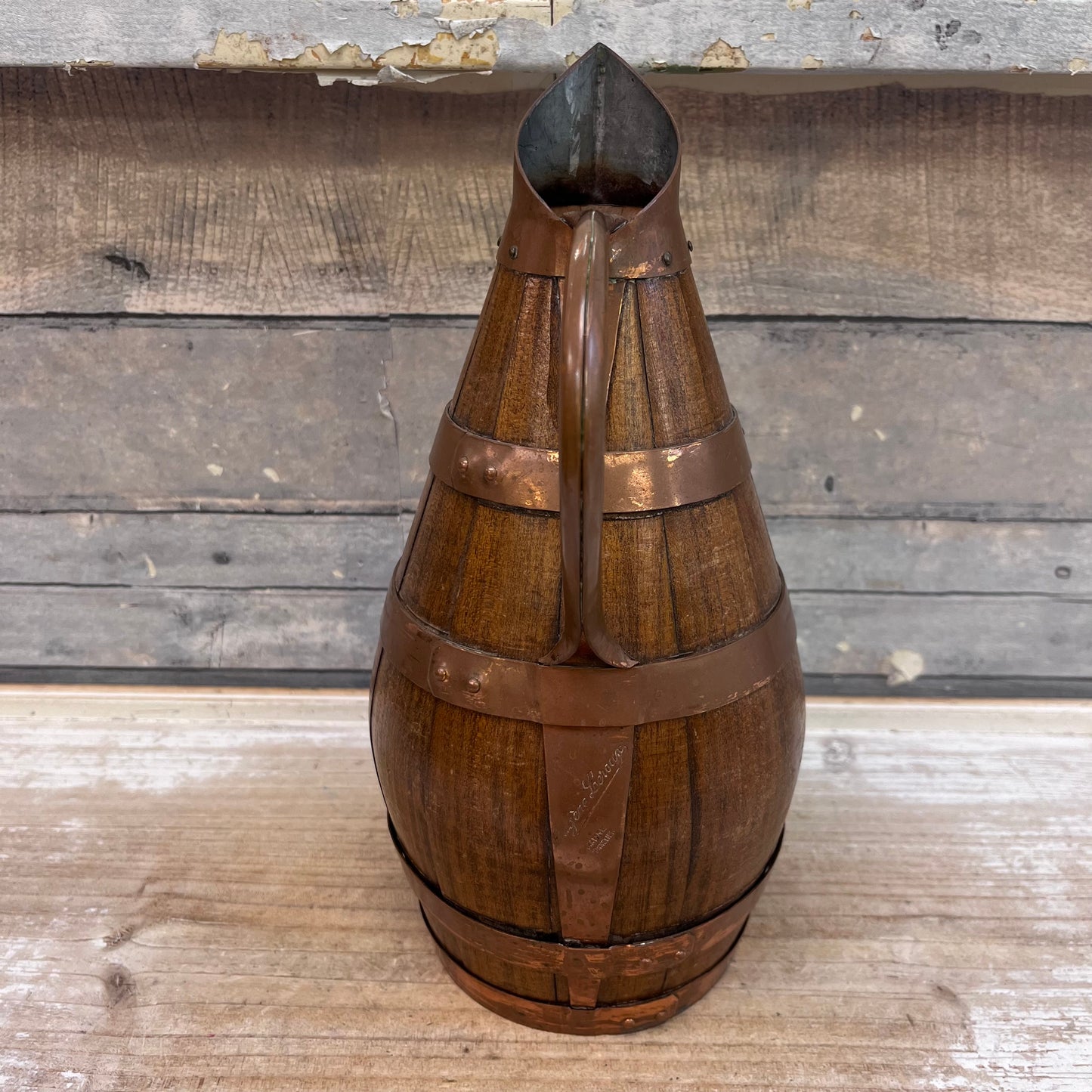 Eugene Leroux Barrel Wine Jug, 1970s