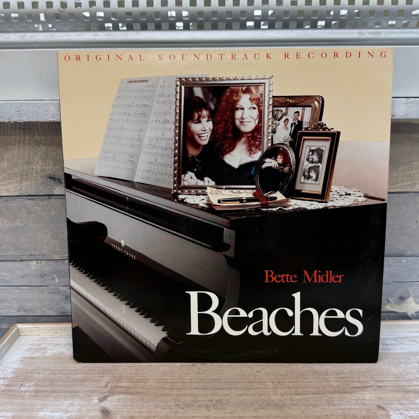 Beaches Original Motion Picture Soundtrack Vinyl Record, 1988