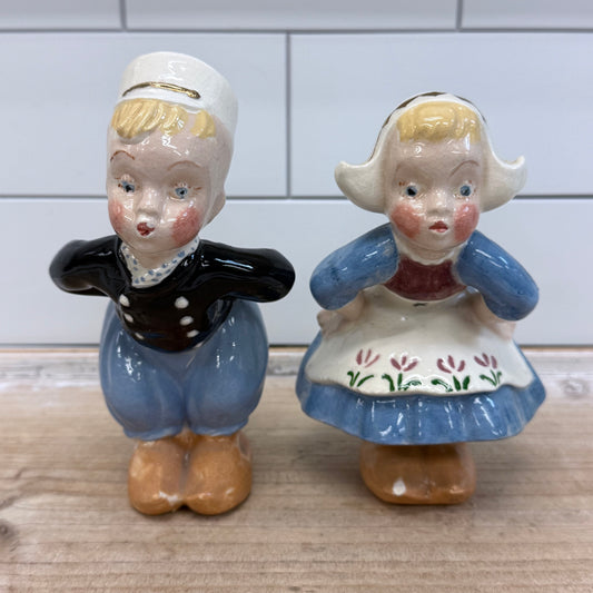 Holland Mold Dutch Boy & Girl Figurine Set of 2