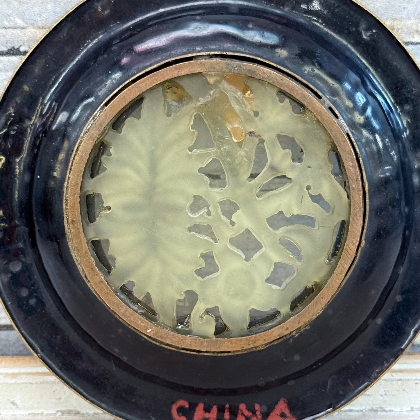 Cloisonné Jade Inlay Trinket Dish