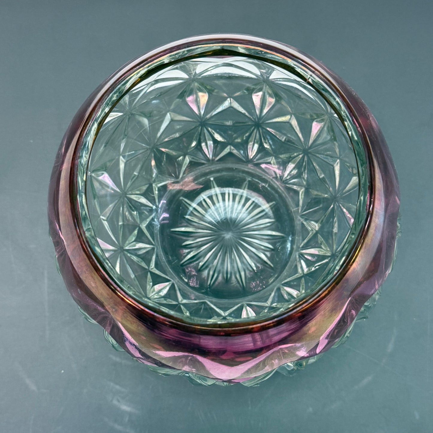Tiffan-Franciscan Ruby Flash Cut Bowl