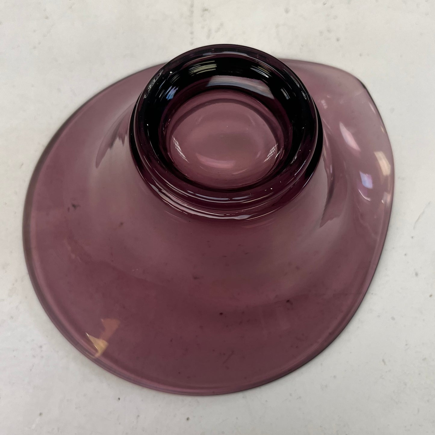 Viking Amethyst Purple Bon Bon Candy Dish