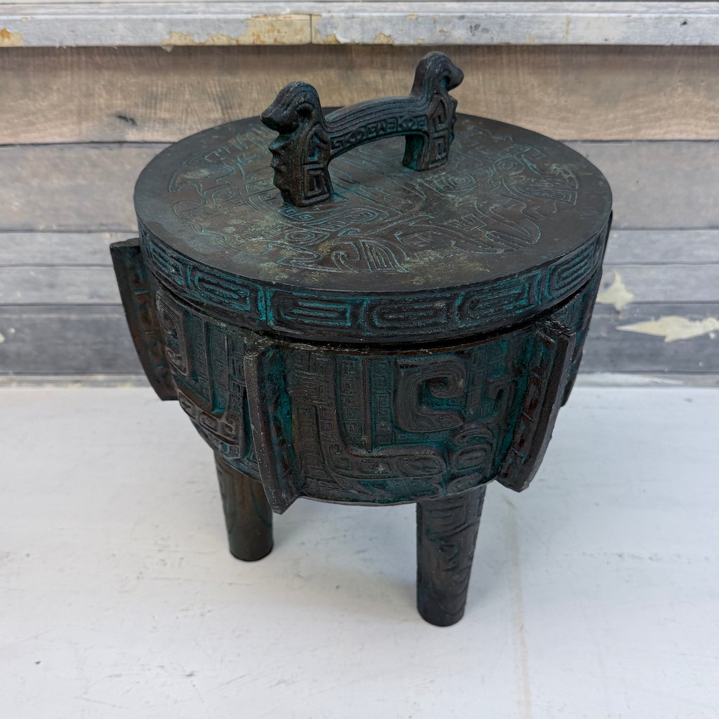 James Mont Style Bronze Ice Bucket
