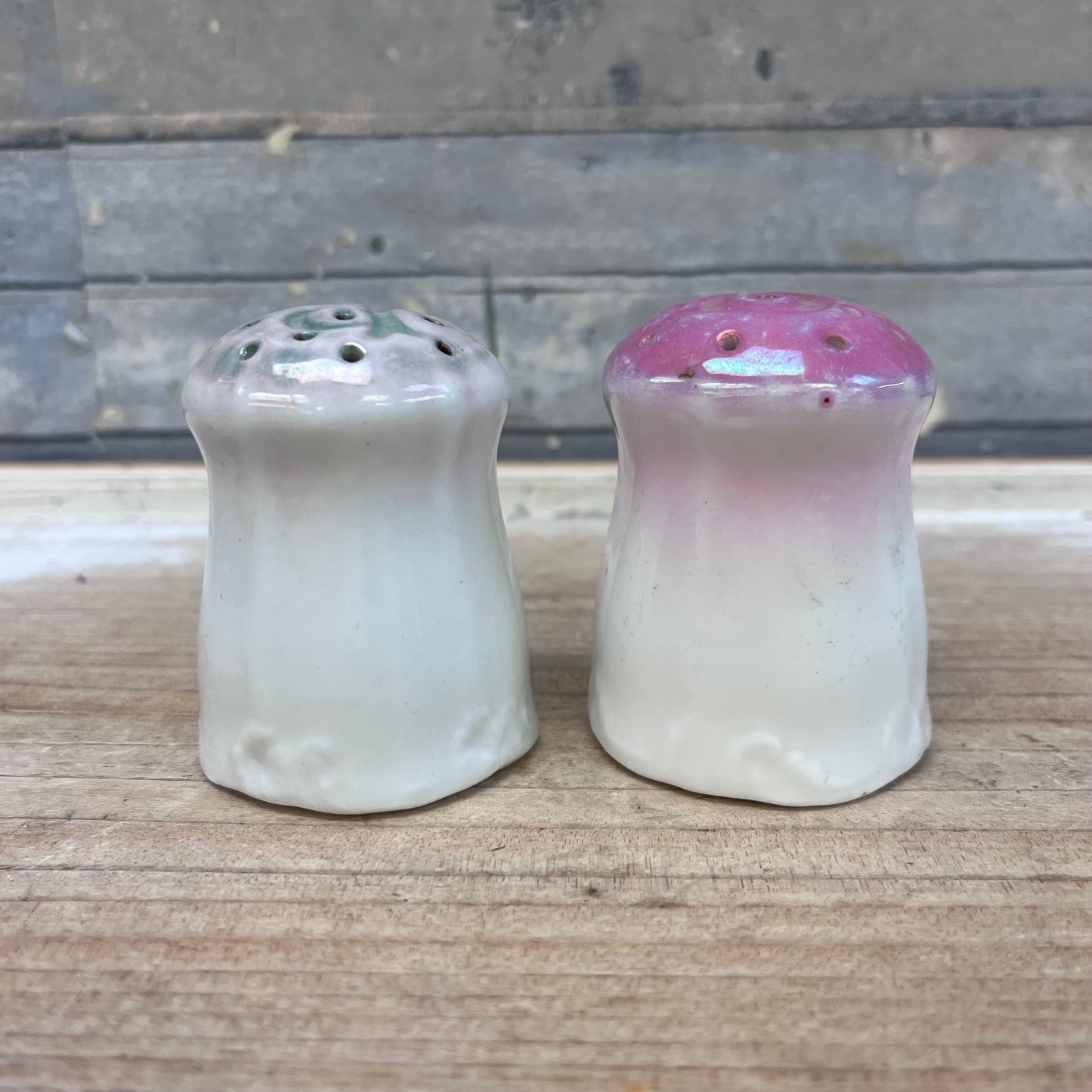 Floral Iridescent Salt & Pepper Shakers