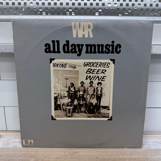 War All Day Music Vinyl Record, 1971