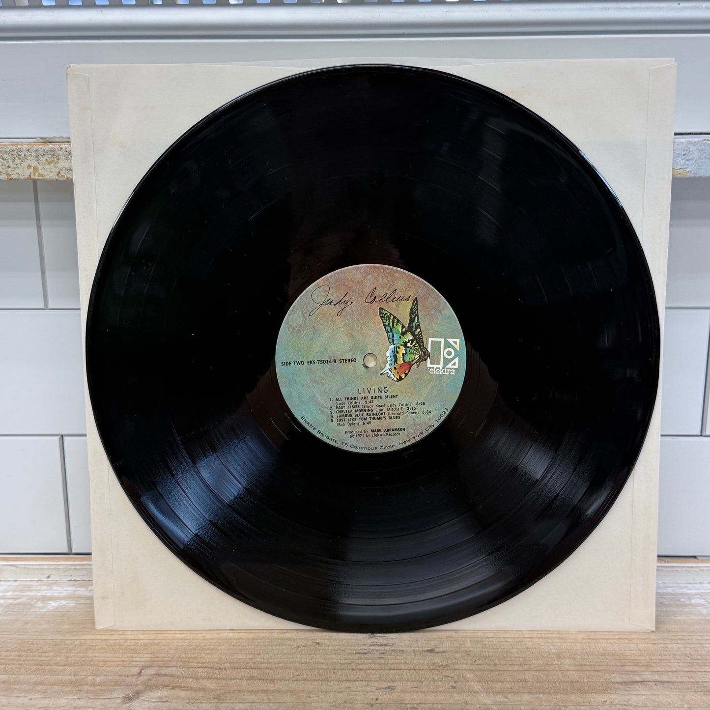 Judy Collins Living Vinyl Record LP 1971