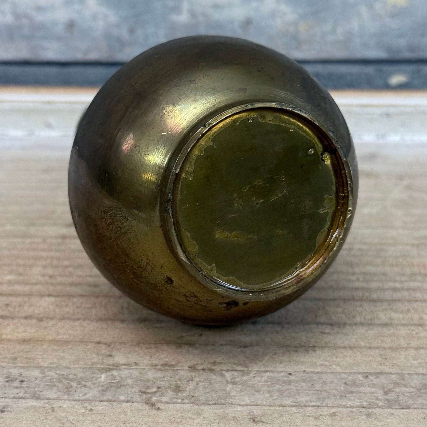Solid Brass Bud Vase