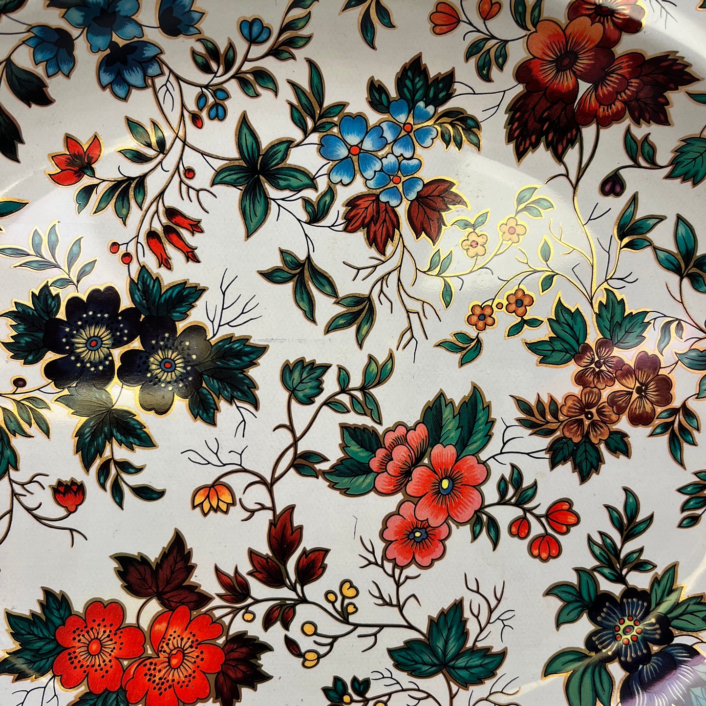 Daher Decorated Ware Floral Tin Tray