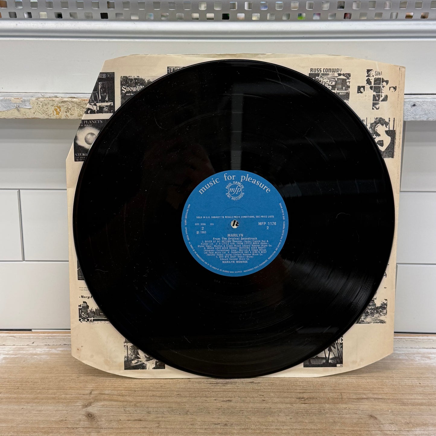 Marilyn Monroe Marilyn Vinyl Record LP 1963 #MFP1176