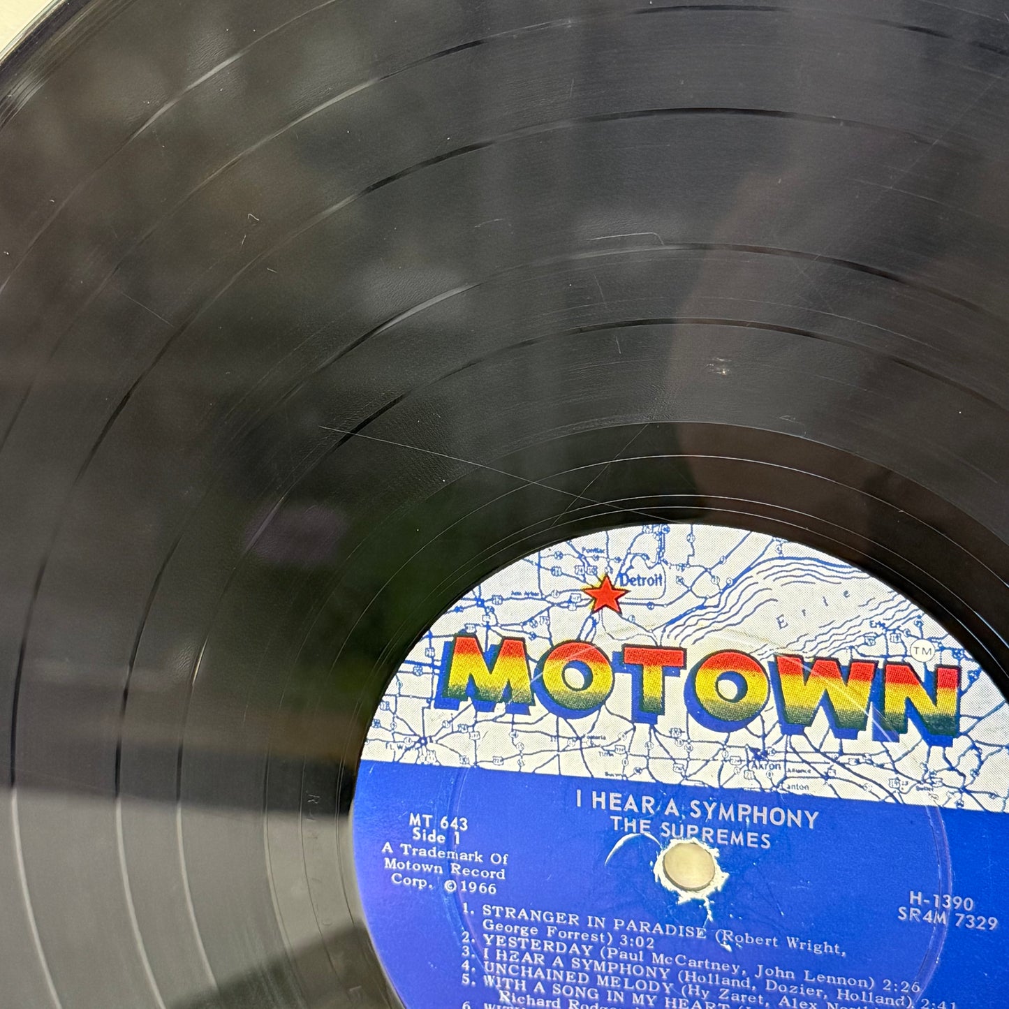 The Supremes I Hear a Symphony Vinyl Record, 1966