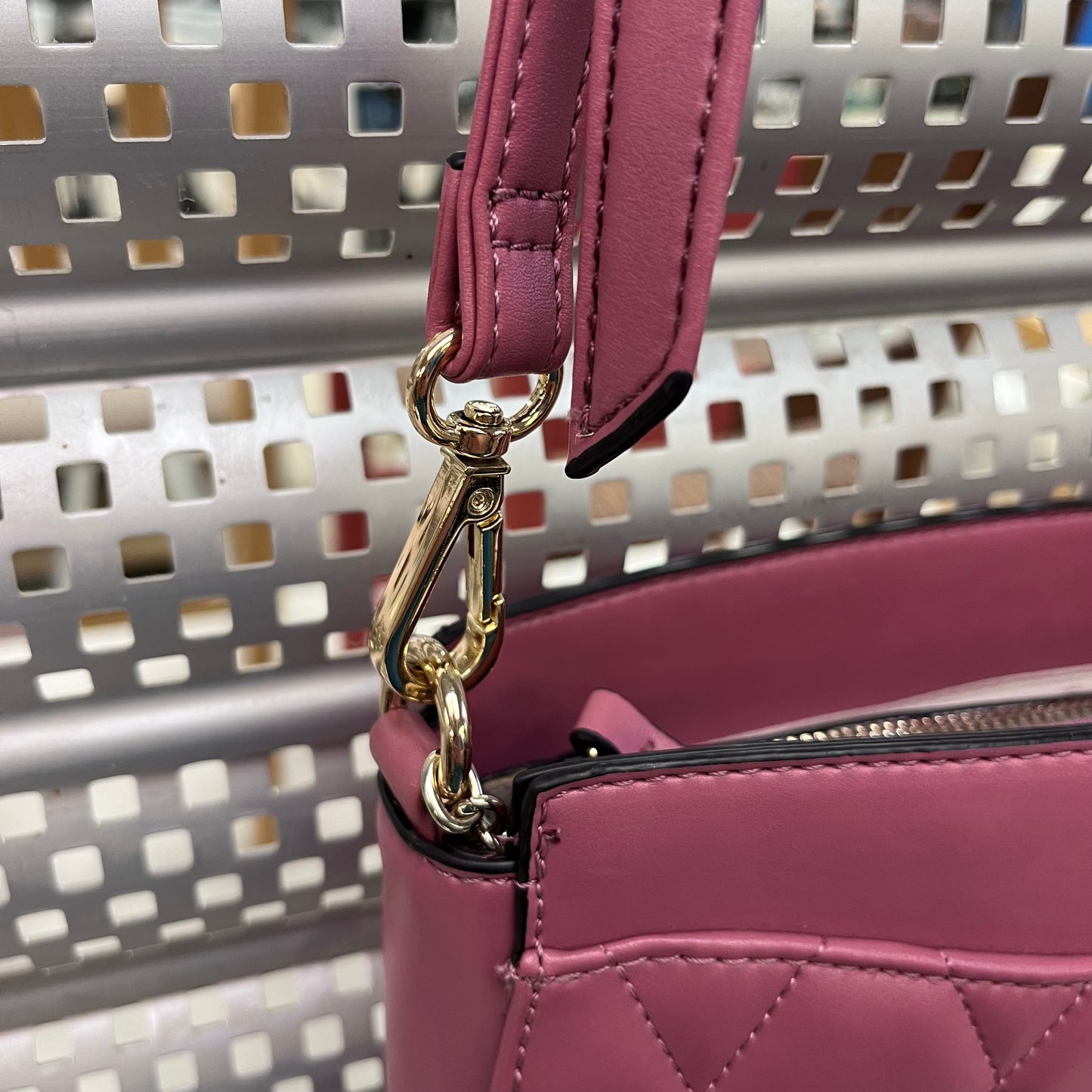 Nine West Quilted Faux Leather Crossbody Bag