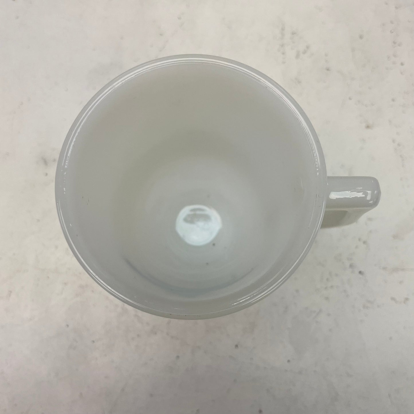 Vintage Walt Disney Gramma Milk Glass Mug, 1970s