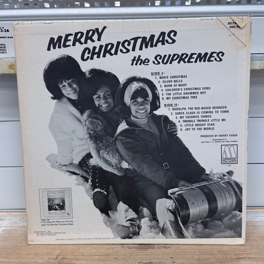 The Supremes Merry Christmas Vinyl Record, 1965 - MT 638