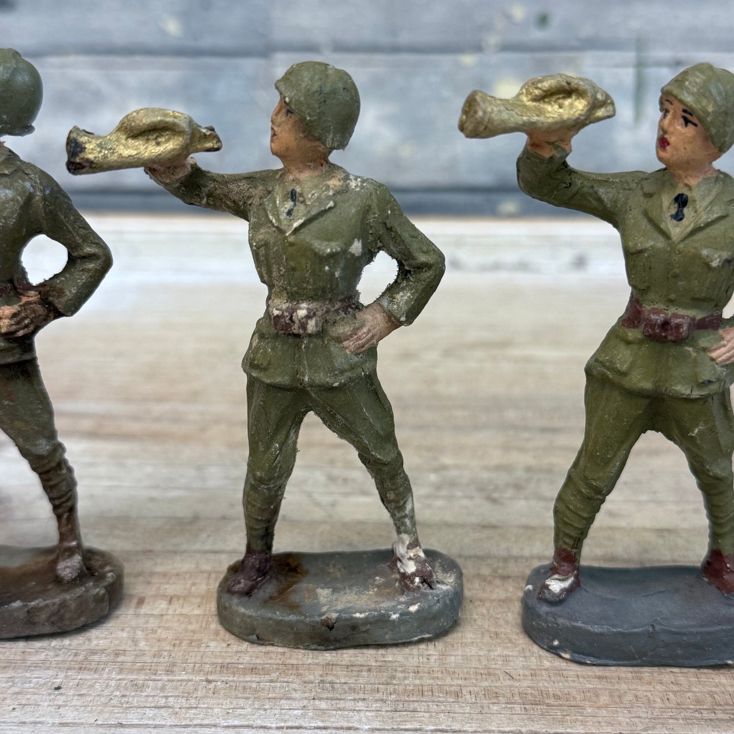 Toy Soldier Figurines, Set of 16
