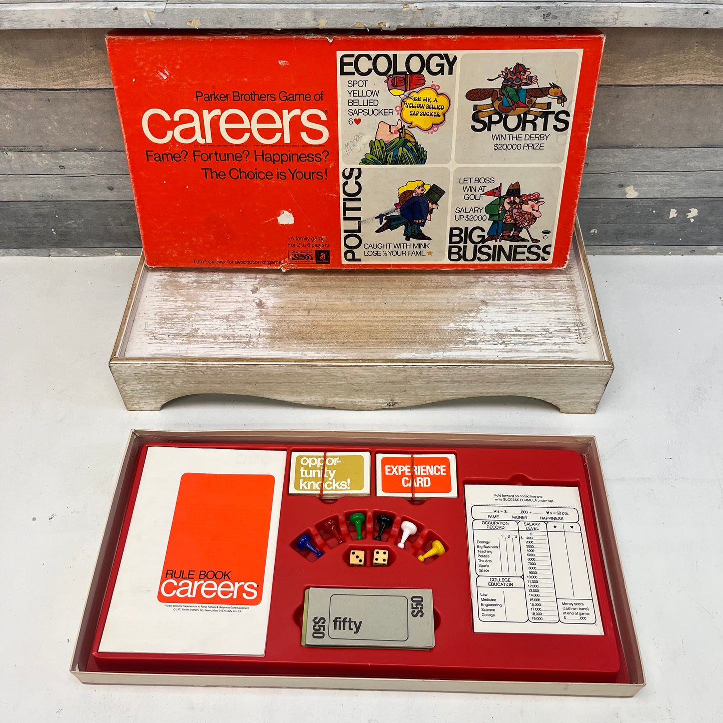 Careers Board Game, 1971