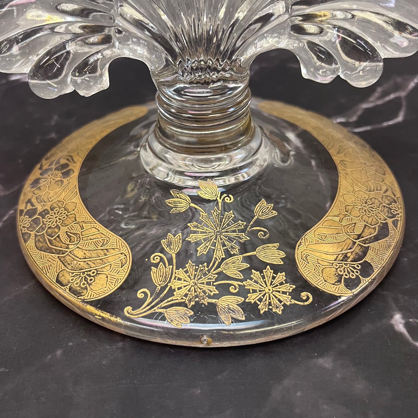Paden City Gazebo Lotus Etching Candle Holder