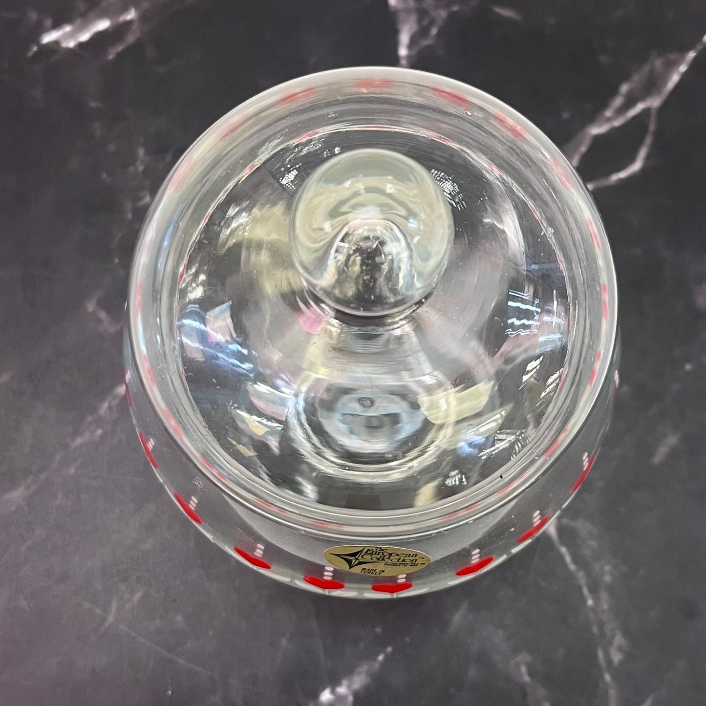 Heart Pattern Crystal Compotes, Set of 3