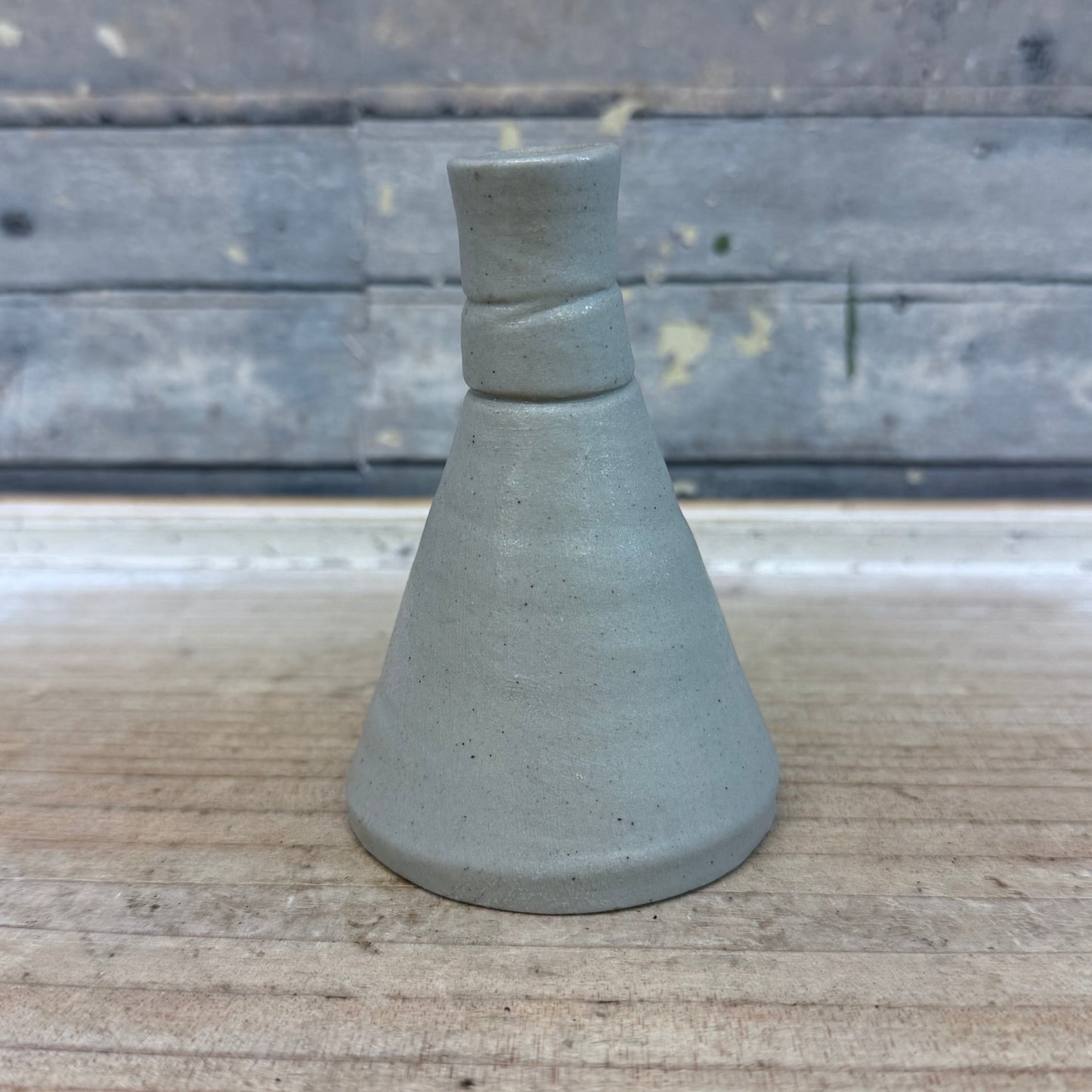 Williamsburg Pottery Salt Glazed Stoneware Bud Vase