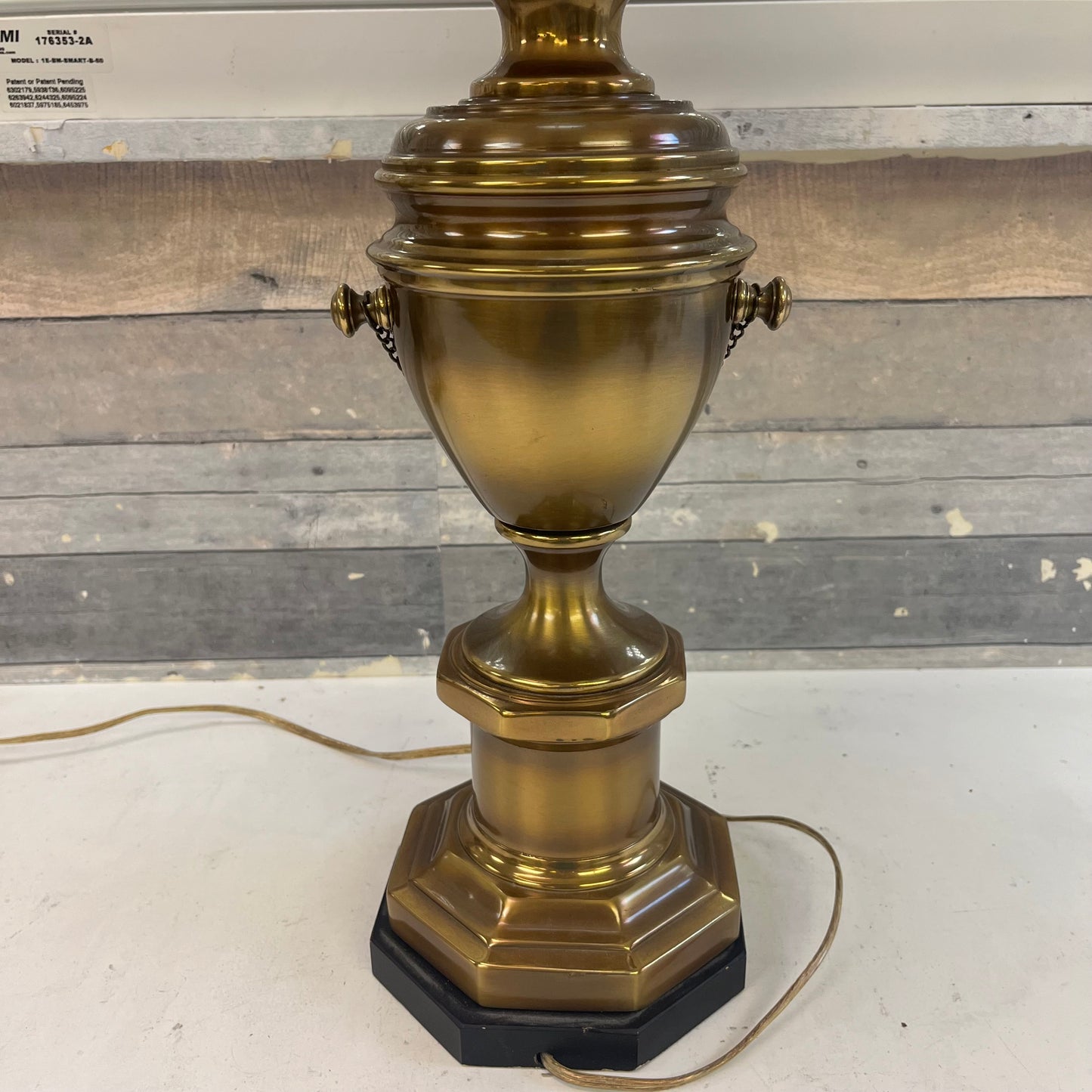 Stiffel Style Solid Brass Table Lamp