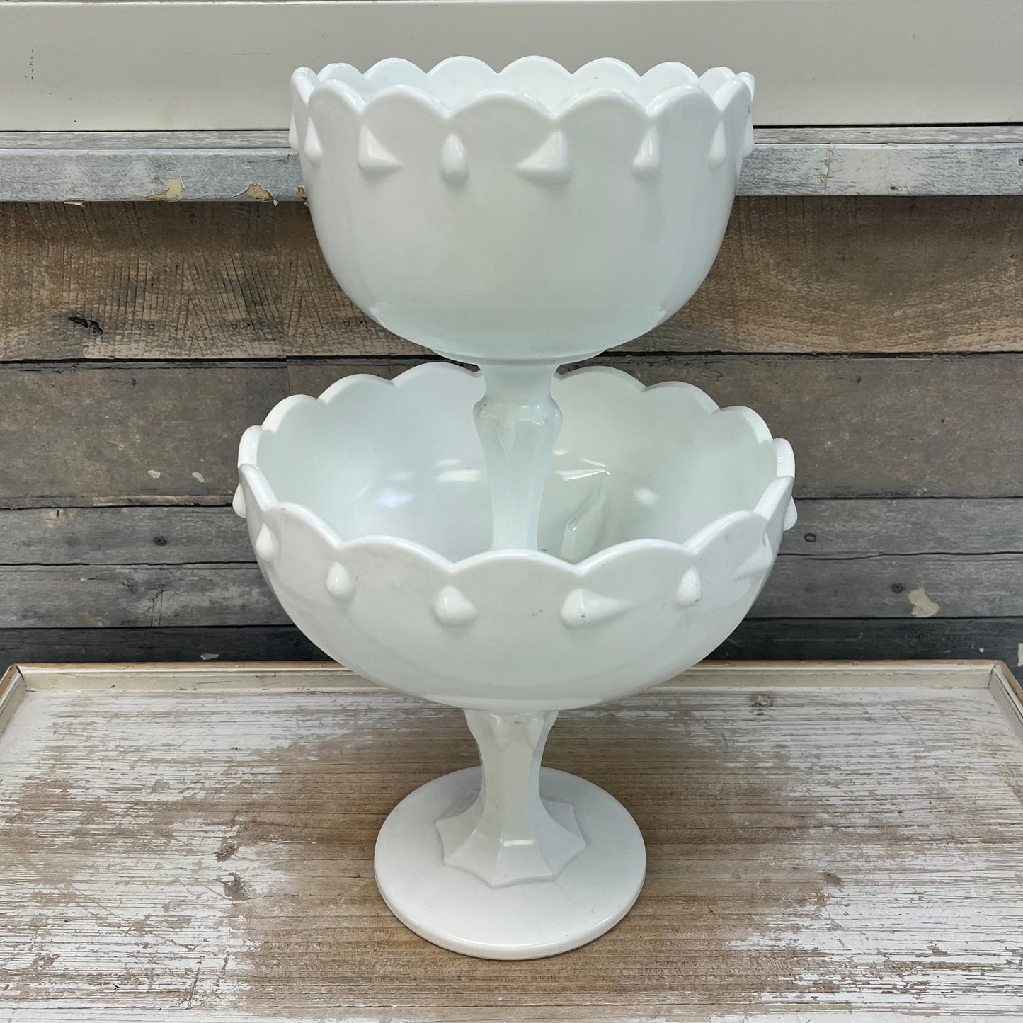Indiana Glass Tiered Compote