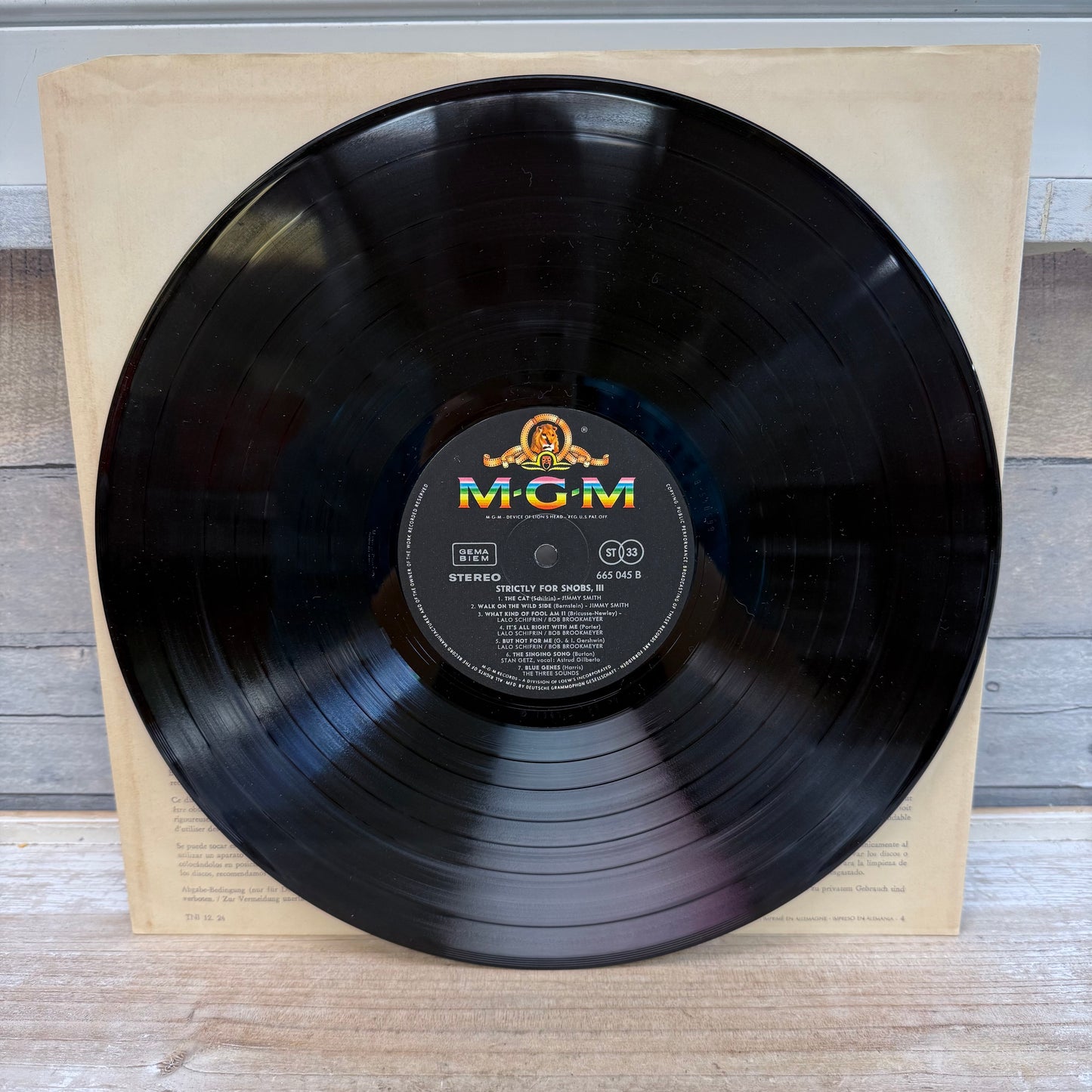 Strictly for Snobs Volume 3 Compilation Vinyl Record, 1965