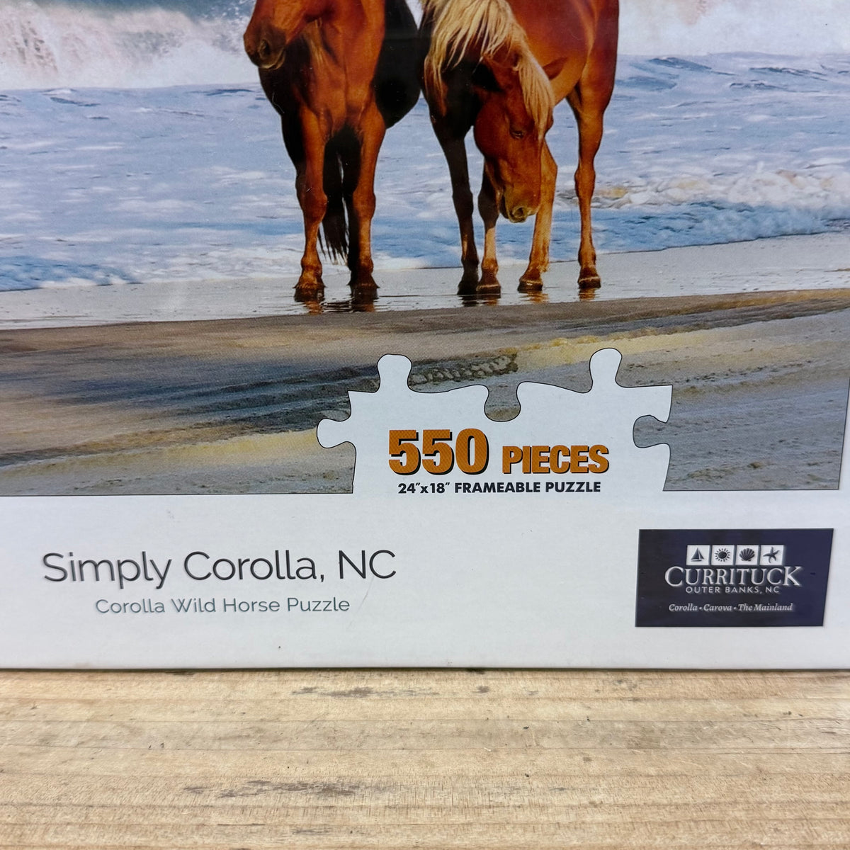 Simply Corolla NC Wild Horses 550 Piece Puzzle Sealed