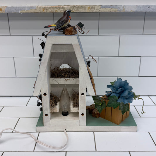 Birdhouse Cottagecore Accent Lamp Decor