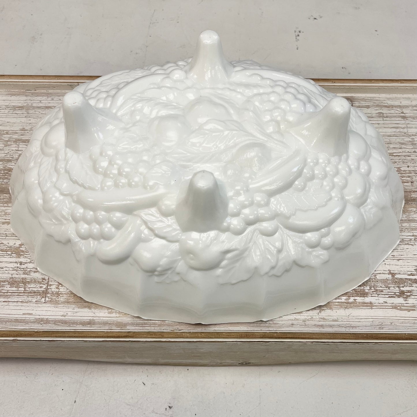 Indiana Milk Glass Centerpiece Bowl
