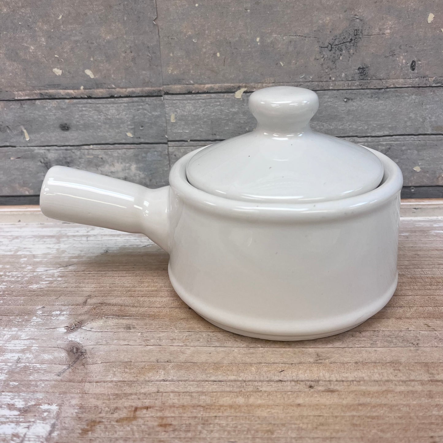 Country Goose Ceramic Lidded Soup Bowls, Set of 4