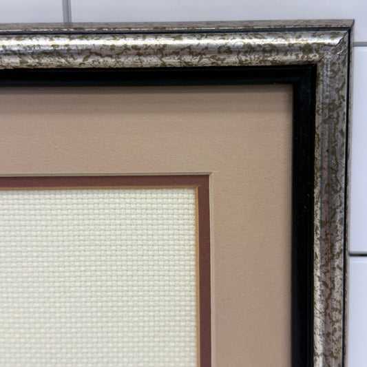 Tugboat Dorothy Newport News Framed Cross Stitch 1979
