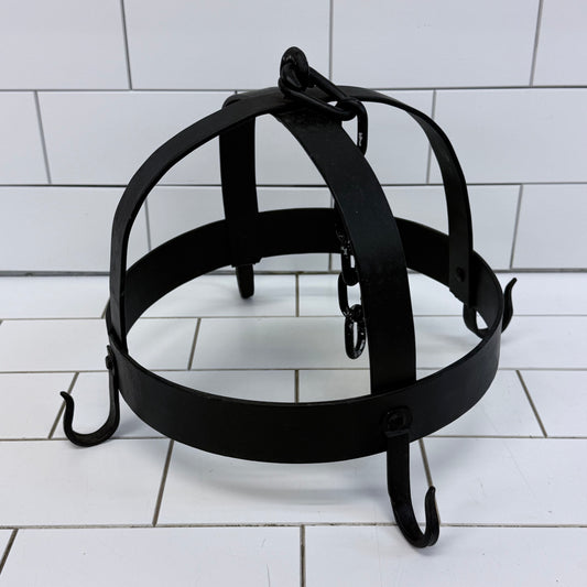 Wrought Iron Game Crown Hanging Butchers Rack