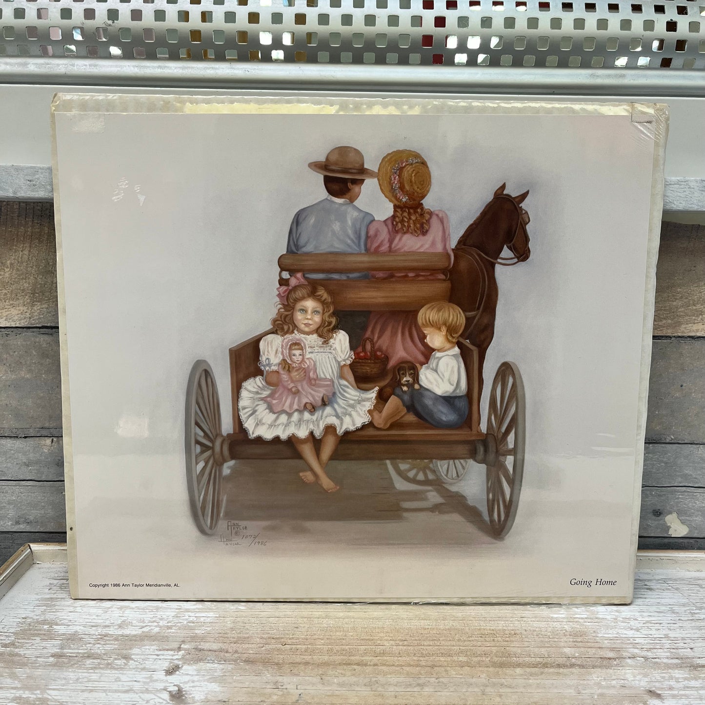 Ann Taylor Going Home Art Print, 1986