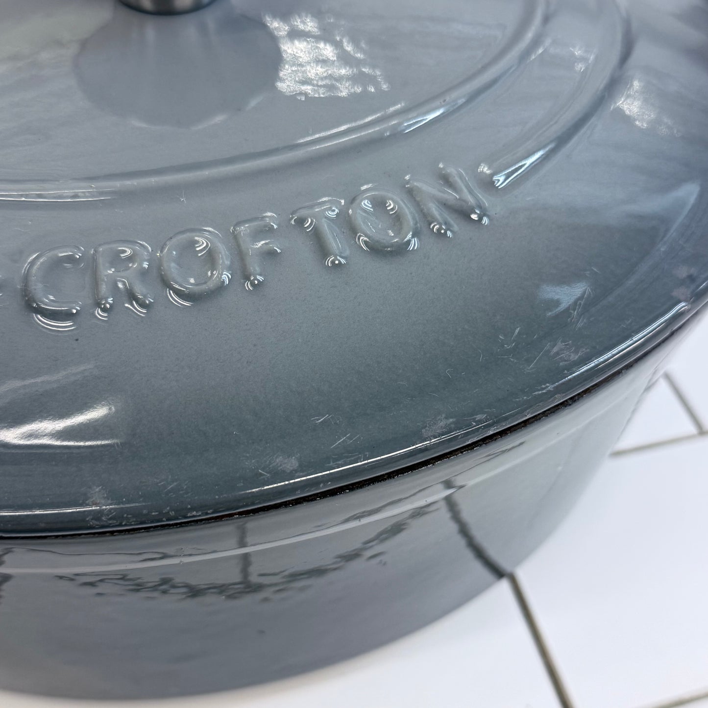 Crofton Enameled Cast Iron Dutch Oven Baking Pan Set 2
