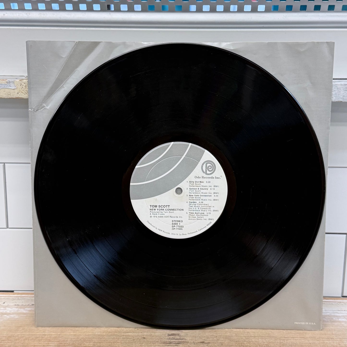 Tom Scott New York Connection Vinyl Record LP 1975 #SP-77033