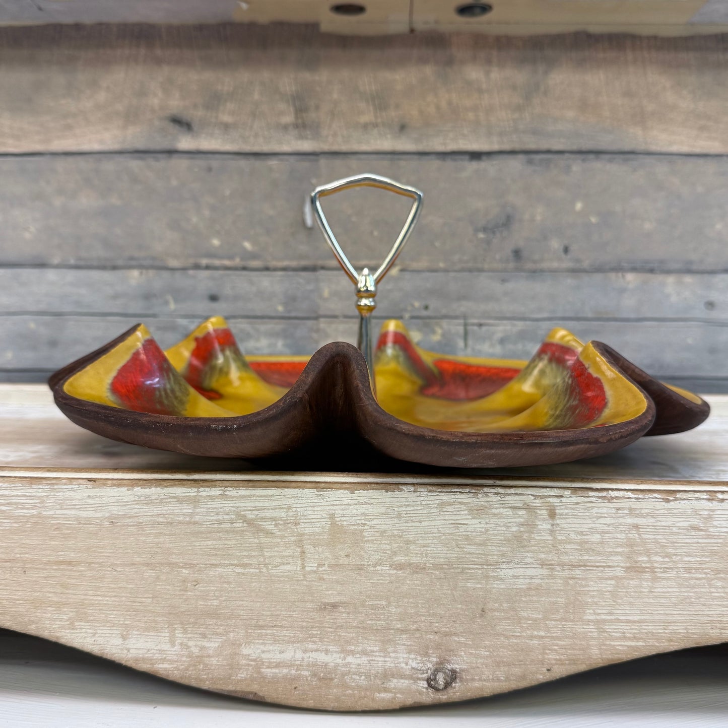 Sequoia Ware Pottery Drip Glaze Tray