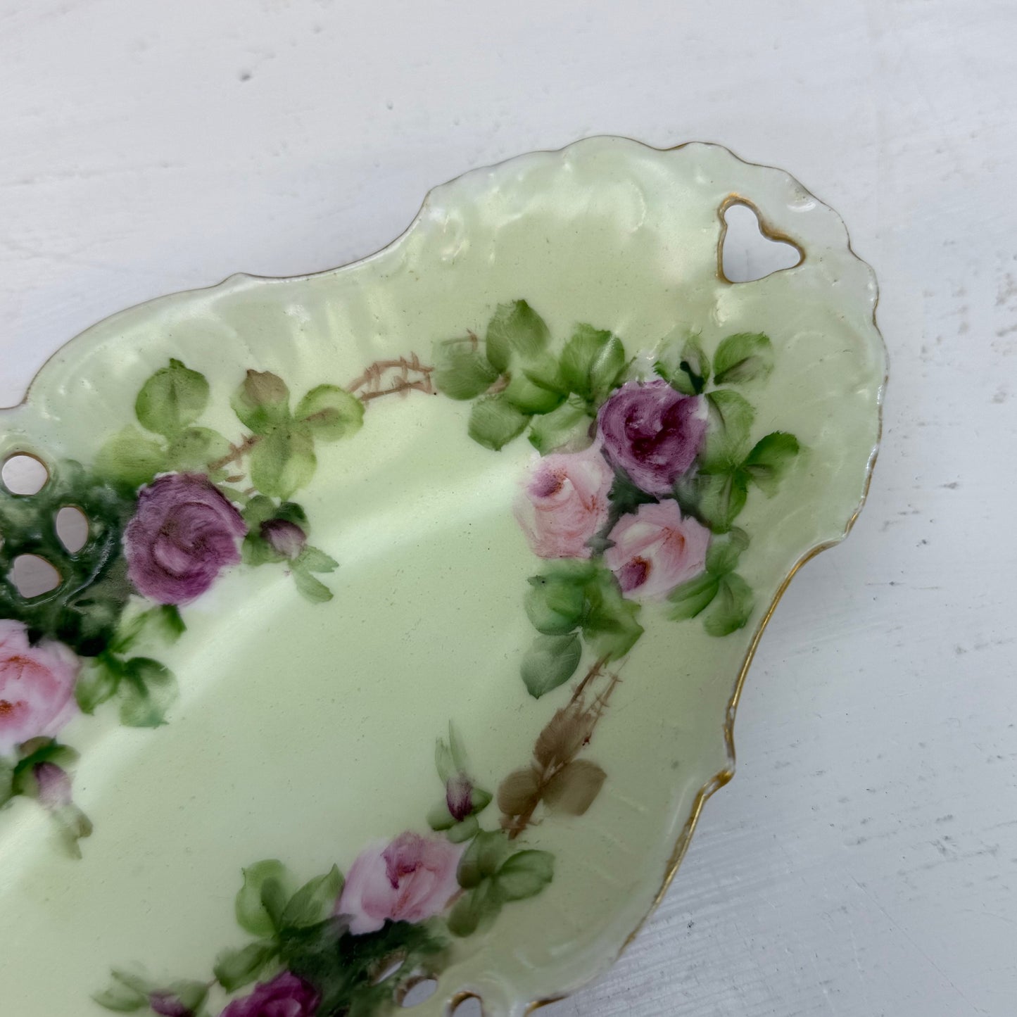 Rosenthal Molière Hand Painted Floral Porcelain Dish